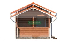 Проект беседки Снежинка